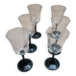 Lot de 6 verres à vin luminarc, esso Lot de 6 verres à vin luminarc, esso