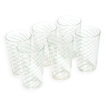 Lot de 6 verres vintage