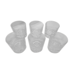 Lot de 6 verres  whisky en cristal jg durand