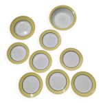 Lot de 7 assiettes plates plus 2 plats modle ingrid sarreguemines digoin