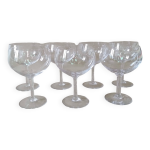 Lot 7 grands verres en cristal pour dégustation vin ou cocktail Lot 7 grands verres en cristal pour dégustation vin ou cocktail