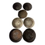 Lot de 7 moules annees 50