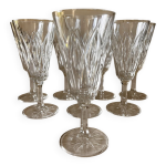 Lot de 8 fl�tes � champagne