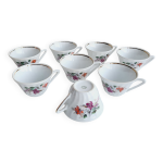 Lot de 8 tasses chauvigny