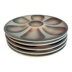 Lot d'assiettes  hutres