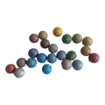 Lot de billes en terre cuite