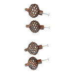 Lot de boutons de meuble en fer forg