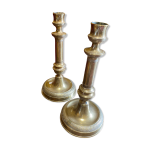 Lot de chandeliers en bronze