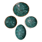 Lot de coupelle en malachite