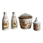Lot de cuisine salière poivrier huile vinaigre pot à épice Lot de cuisine salière poivrier huile vinaigre pot à épice
