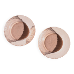 Lot de deux assiettes en verre rose, arcoroc france