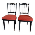 Lot deux chaises western relookées Lot deux chaises western relookées