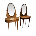 Lot de deux coiffeuses art dco
