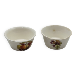 Lot de deux ramequins boch