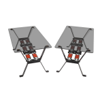 Lot de deux tables basses en fer forg�