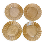 Lot de quatre assiettes marguerite vintage duralex