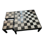 Lot de trois tables basses