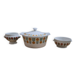 Lot de vaisselle porcelaine sarreguemines digoin  feu