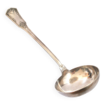 Louche empire en métal argenté sfam - modèle sans gêne couronne laurier coquille ailée Louche empire en métal argenté sfam - modèle sans gêne couronne laurier coquille ailée