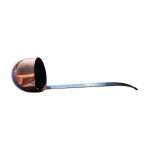 Louche ou mesure ancienne en cuivre a bec verseur