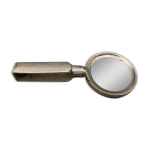 Loupe pliable en métal argenté 1900 Loupe pliable en métal argenté 1900