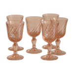 Ltot de 6 verres � liqueur art d�co