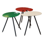 Lucien de roeck, trio de tables  pic - nic  pour l'expo 58