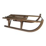 Luge vintage en bois