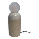 Luminaire lampe en gr�s c�ramique