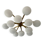 Luminaire stella 12 opalines