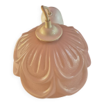 Luminaire suspension vintage année 60 70 en forme de fleurs rose Luminaire suspension vintage année 60 70 en forme de fleurs rose
