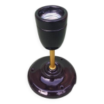 Luminaire vintage plafonnier douille céramique Luminaire vintage plafonnier douille céramique