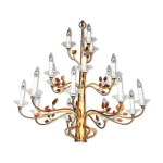 Lustre 16 feux style 1940