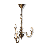 Lustre 3 lumires en bronze