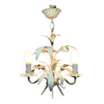 Lustre 3 lumi�res � feuilles