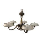 Lustre à 5 branches art déco Lustre à 5 branches art déco