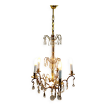 Lustre 5 lumires cristal