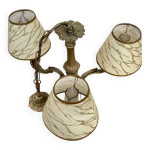 Lustre ancien style louis xv en bronze dor�
