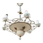 Lustre art dco 7 lumires annes 1940