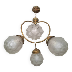 Lustre art dco, luminaire ancien