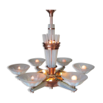 Lustre art deco petitot verrerie ezan Lustre art deco petitot verrerie ezan