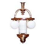 Lustre art d�co, pologne, ann�es 1940