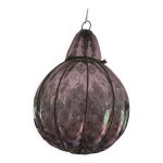 Lustre boule en verre souffl