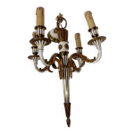 Lustre en bronze ancien louis xvi suspension carquois acanthes