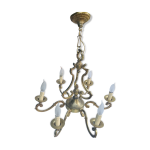 Lustre en bronze dor style louis xvi