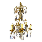 Lustre cage  pampilles