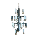 Lustre chrome & metal design 60s / 70s