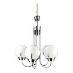 Lustre chrome moderniste