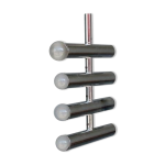 Lustre chrom vintage 1970 design orientable