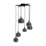 Lustre chromes cascade 6 suspensions 1970